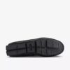 Markman Plain sorte skinnloafers for menn