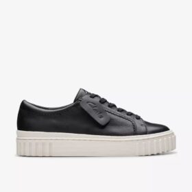 Mayhill Walk-sneakers i svart skinn for kvinner