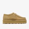 Meare Walla for kvinner. Wallabees i lønn-semsket skinn Meare Walla for kvinner. Wallabees i lønn-semsket skinn