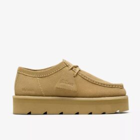 Meare Walla for kvinner. Wallabees i lønn-semsket skinn