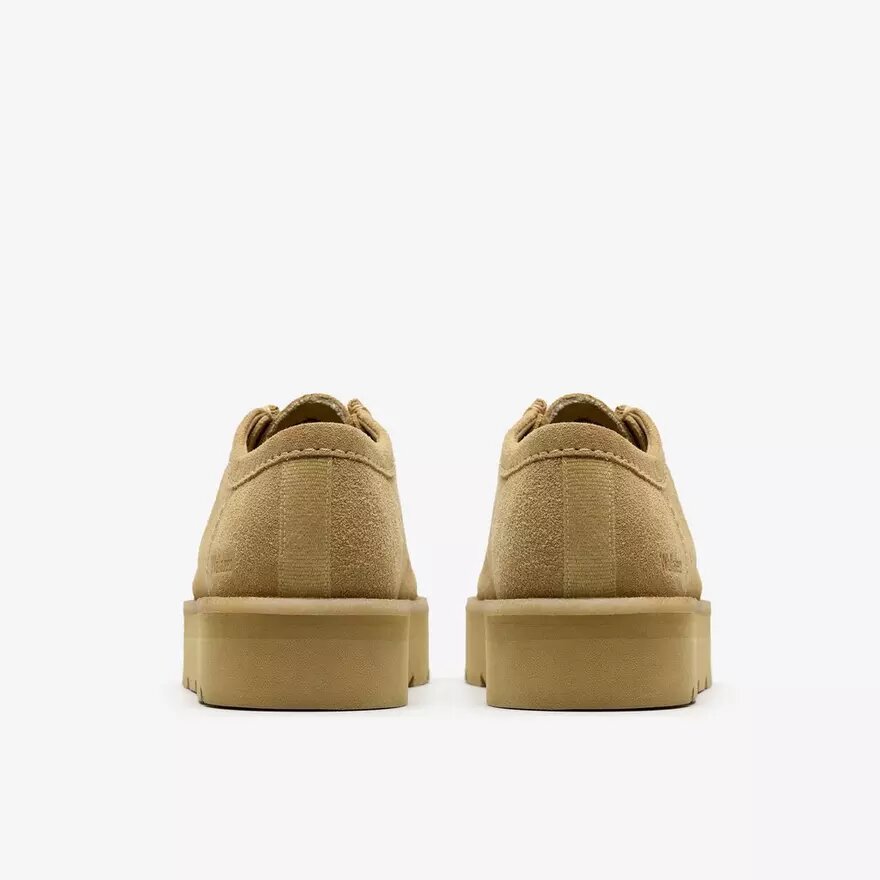 Meare Walla for kvinner. Wallabees i lønn-semsket skinn Meare Walla for kvinner. Wallabees i lønn-semsket skinn
