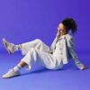 Meridor Lo off-white kombinasjonssneakers for kvinner, USA