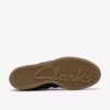 Meridor Lo-sneakers for kvinner i svart semsket skinn