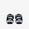 Mira Bay-rem-sandaler for kvinner i denimblått med remmer og Cloudsteppers™-teknologi