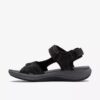 Mira Bay svarte Cloudsteppers™-rem-sandaler for damer