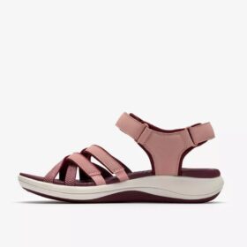 Mira Shore-rem-sandaler for damer i rødbrunt