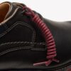 Monahan Plain Black Leather Oxford Sko for men | Clark’s