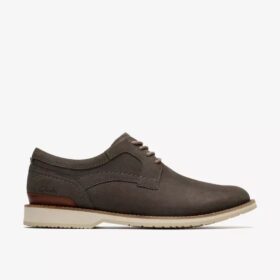 Monahan Plain Stone Nubuck Oxfords for men