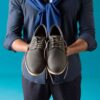 Monahan Plain Stone Nubuck Oxfords for men