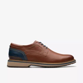 Monahan Plain tan-fargede skinn-Oxford for menn | Clark’s