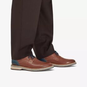 Monahan Plain tan-fargede skinn-Oxford for menn | Clark’s