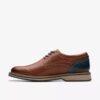 Monahan Plain tan-fargede skinn-Oxford for menn | Clark’s