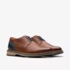 Monahan Plain tan-fargede skinn-Oxford for menn | Clark’s