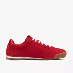 Moritz Lo2 røde suedesneakers for damer