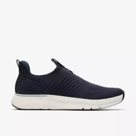 Motion Trek for menn i marineblå strikkede Sneakers