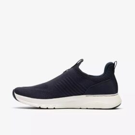 Motion Trek for menn i marineblå strikkede Sneakers