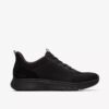 Motion Trek Lt svarte strikkede herresneakers