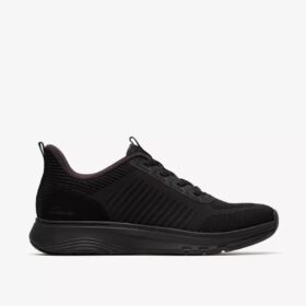 Motion Trek Lt svarte strikkede herresneakers