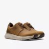 Motion Trek Pt mørkbrun skinnsneaker for menn