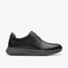 Motion Trek Pt svart skinnsneaker for menn