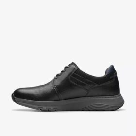 Motion Trek Pt svart skinnsneaker for menn