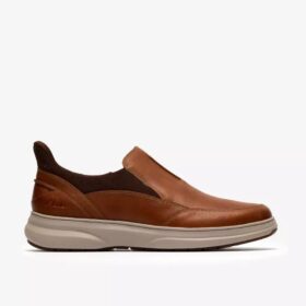 Mullan Step-loafers for menn i tan med kombinasjon