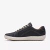Nalle Lace marineblå nubuck-Sneakers for damer