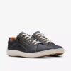 Nalle Lace marineblå nubuck-Sneakers for damer