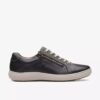Nalle Lace-sneakers i svart skinn for damer