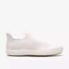 Nalle Step hvite strikkede Slip-ons for damer