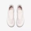 Nalle Step hvite strikkede Slip-ons for damer