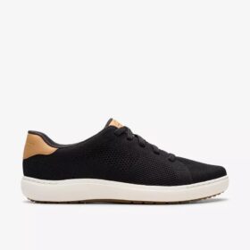Nalle Walk svart strikkede sneakers for kvinner