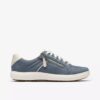 Nalle Zen blå nubuck-Sneakers for kvinner