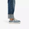 Nalle Zen blå nubuck-Sneakers for kvinner
