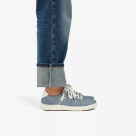 Nalle Zen blå nubuck-Sneakers for kvinner