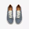 Nalle Zen blå nubuck-Sneakers for kvinner