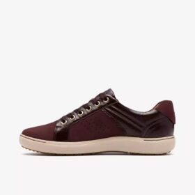 Nalle Zen Merlot-Sneakers for kvinner