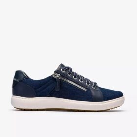 Nalle Zen mørk denim-Sneakers for kvinner