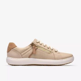 Nalle Zen-sneakers for damer i kremfarge