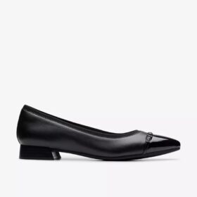 Natalyn slip-ons i mørk svart skinn for damer