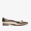 Natalyn Trim gullmetalliske Slip-ons for kvinner | Clark