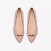 Natalyn Trim lyserosa skinn-Slip-ons for kvinner