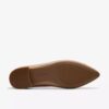 Natalyn Wish varme beige ballerinasko i skinn for damer