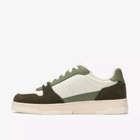 Newick Lace grønne kombinasjonssneakers for menn