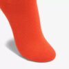 Oransje ensfargede dress-sokker for kvinner