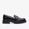 Orinoco3 Edge Loafers i svart skinn for kvinner, USA