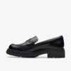 Orinoco3 Edge Loafers i svart skinn for kvinner, USA