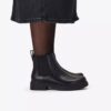 Orinoco3 Lane Chelsea boots i svart skinn for damer