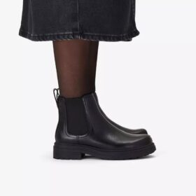 Orinoco3 Lane Chelsea boots i svart skinn for damer