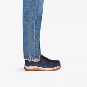 Orlene Slip Navy Nubuck slip-ons for damer
